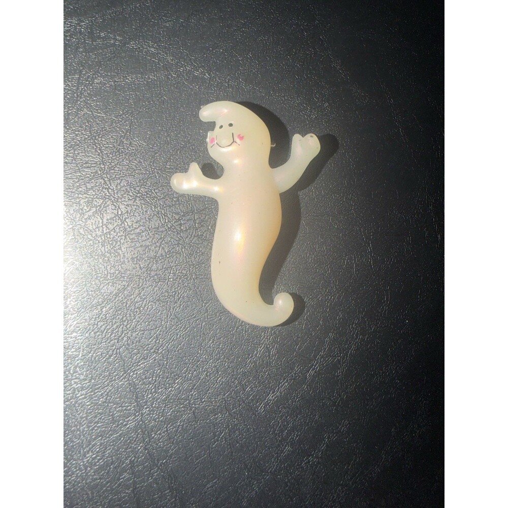 Cute Smiling Ghost Halloween Brooch/Pin